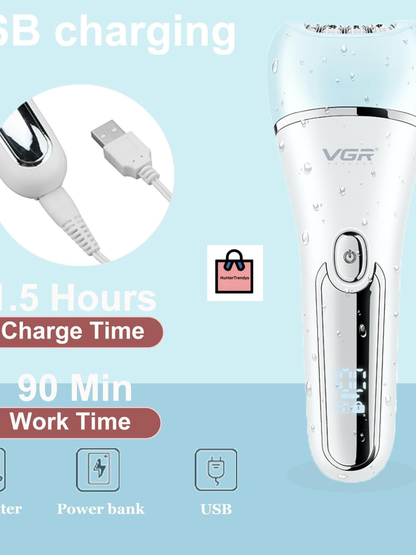Máquina Depiladora / Afeitadora  eléctrica inalámbrica VGR V733