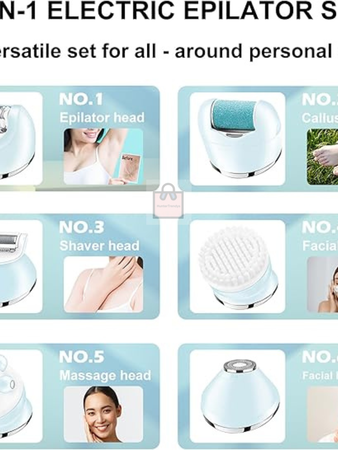 Máquina Depiladora / Afeitadora  eléctrica inalámbrica VGR V733